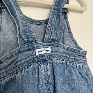 GAP Light Wash Denim Girls' Overalls Dress